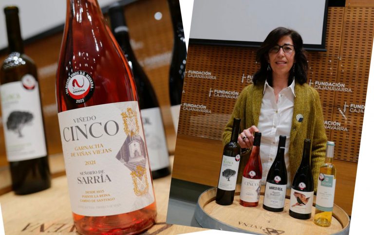 Viñedo Cinco Garnacha Viñas Viejas 2021 elegido mejor Rosado de la D.O. Navarra